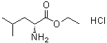 D-亮氨酸乙酯盐酸盐分子结构 (CAS 73913-65-2)