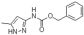 (5-甲基-1H-吡唑-3-基)氨基甲酸苄酯分子结构 (CAS 739365-99-2)