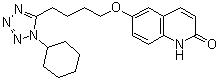 3,4-去氢西洛他唑分子结构 (CAS 73963-62-9)