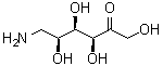 6-氨基-6-脱氧-L-山梨糖分子结构 (CAS 74004-39-0)