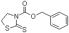 2-硫酮-3-噻唑烷羧酸苄酯分子结构 (CAS 74058-68-7)