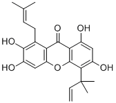 柘树口山酮 A分子结构 (CAS 740810-42-8)