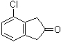 4-氯-2-茚满酮分子结构 (CAS 74124-90-6)
