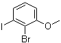 2-溴-3-碘苯甲醚分子结构 (CAS 74128-84-0)