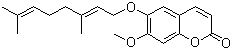 7-甲氧基-6-香叶基氧基香豆素分子结构 (CAS 74156-47-1)