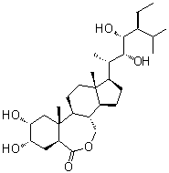 高油菜甾醇内酯分子结构 (CAS 74174-44-0)