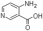 structure of CAS# 7418-65-7, 4-Aminonicotinic acid;4-Amino-3-pyridinecarboxylic acid