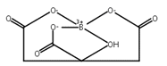 (T-4)-[2-羟基-1,2,3-丙烷三羧基(3-)]-硼分子结构 (CAS 74231-02-0)