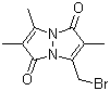3-(溴甲基)-2,6,7-三甲基-1H,5H-吡唑并[1,2-a]吡唑-1,5-二酮分子结构 (CAS 74235-78-2)