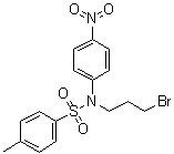 N-(3-溴丙基)-4-甲基-N-(4-硝基苯基)苯磺酰胺分子结构 (CAS 743-28-2)