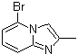 5-溴-2-甲基咪唑并[1,2-a]吡啶分子结构 (CAS 74420-51-2)
