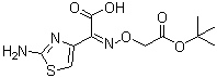 (Z)-2-(2-氨基噻唑-4-基)-2-叔丁氧羰甲氧亚氨基乙酸分子结构 (CAS 74440-02-1)