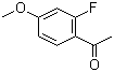 2'-氟-4'-甲氧基苯乙酮分子结构 (CAS 74457-86-6)