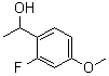 2-氟-4-甲氧基-alpha-甲基苯甲醇分子结构 (CAS 74457-87-7)