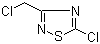 5-氯-3-氯甲基-1,2,4-噻二唑分子结构 (CAS 74461-64-6)