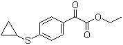 2-[4-(环丙基硫基)苯基]-2-氧代乙酸乙酯分子结构 (CAS 745052-94-2)