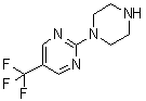 2-(Piperazin-1-yl)-5-trifluoromethylpyrimidine molecular structure (CAS 745066-18-6)