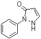 1,2-二氢-2-苯基-3H-吡唑-3-酮分子结构 (CAS 7456-81-7)