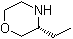 (R)-3-乙基吗啉分子结构 (CAS 74572-05-7)