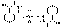 伪麻黄碱硫酸盐分子结构 (CAS 7460-12-0)