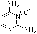 2,4-嘧啶二胺 3-氧化物分子结构 (CAS 74638-76-9)