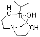 (三乙醇胺)异丙醇钛络合物分子结构 (CAS 74665-17-1)