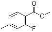 2-氟-4-甲基苯甲酸甲酯分子结构 (CAS 74733-29-2)