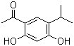 1-(2,4-Dihydroxy-5-isopropylphenyl)ethanone molecular structure (CAS 747414-17-1)