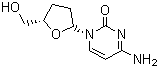 结构式 CAS# 7481-89-2, 扎西他滨; 2',3'-二脱氧胞苷; 2',3'-二脱氧胞甙; 双脱氧胞嘧啶核苷