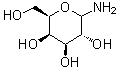 D-吡喃半乳糖胺分子结构 (CAS 74867-91-7)