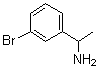 alpha-甲基-3-溴苯甲胺分子结构 (CAS 74877-08-0)