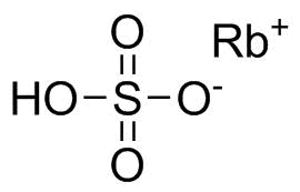 硫酸铷分子结构 (CAS 7488-54-2)