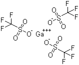 三氟甲烷磺酸镓分子结构 (CAS 74974-60-0)
