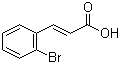 2-溴肉桂酸分子结构 (CAS 7499-56-1)