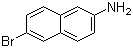 结构式 CAS# 7499-66-3, 6-溴-2-氨基萘