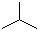 Isobutane molecular structure (CAS 75-28-5)