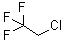 2-氯-1,1,1-三氟乙烷分子结构 (CAS 75-88-7)