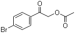 4'-溴-2-羟基苯乙酮乙酸酯分子结构 (CAS 7500-37-0)