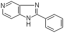 2-苯基-1H-咪唑并[4,5-c]吡啶分子结构 (CAS 75007-92-0)