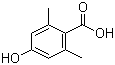 4-羟基-2,6-二甲基苯甲酸分子结构 (CAS 75056-97-2)
