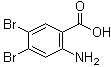 4,5-Dibromoanthranilic acid molecular structure (CAS 75057-62-4)