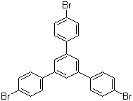 1,3,5-三(4-溴苯基)苯分子结构 (CAS 7511-49-1)