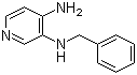 structure of CAS# 75115-28-5, 3-(Benzylamino)-4-aminopyridine;N3-(Phenylmethyl)-3,4-pyridinediamine