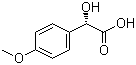 L-4-甲氧基扁桃酸分子结构 (CAS 75172-66-6)
