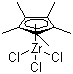 五甲基环戊二烯基三氯化锆(IV)分子结构 (CAS 75181-07-6)