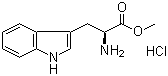 L-色氨酸甲酯盐酸盐分子结构 (CAS 7524-52-9)