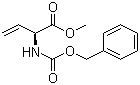 (S)-2-(苄氧羰基氨基)-3-丁烯酸甲酯分子结构 (CAS 75266-40-9)