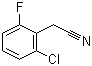 2-氯-6-氟苯乙腈分子结构 (CAS 75279-55-9)