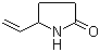 5-乙烯基-2-吡咯烷酮分子结构 (CAS 7529-16-0)