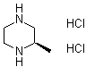 (R)-2-甲基哌嗪二盐酸盐分子结构 (CAS 75336-89-9)